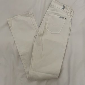 7 for all mankind white jeans kimmie